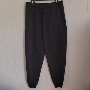 Adidas Men's Sweatpants Large Black Closed Bottom Athleticwear